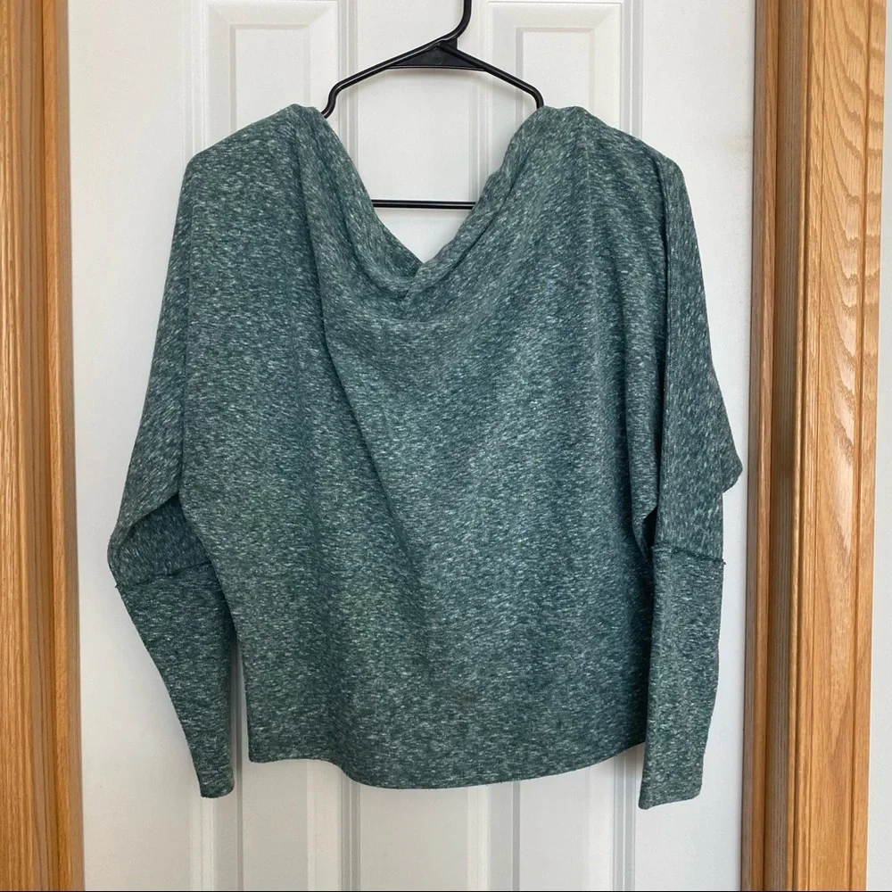 We The Free Turquoise Valencia Off the Shoulder Tee Size XS - Picture 2 of 7